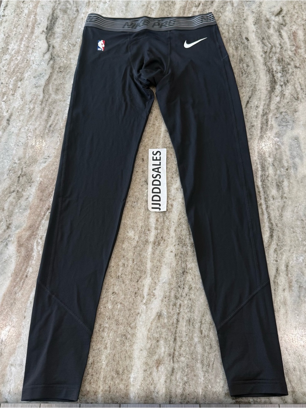 Nike Pro NBA Full Length Compression Tights PE Black CI0463-010 Men’s L-Tall NWT